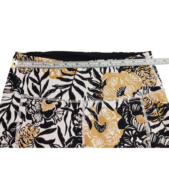 Lilly Pulitzer Luxletic Onyx Peony Weekender Legging High Rise Women Small - Picture 6 of 9